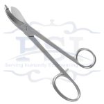 Bruns Plaster Scissors Cast Cutting Serrated 9.5″