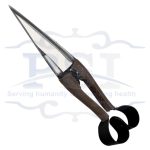 Rigged Sheep Shear Double Bow Taped and Covered with Leather Powder Coated 14″